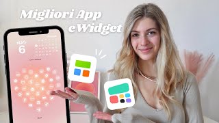 PERSONALIZZARE IPHONE ✨ Migliori App e Widget  Tutorial completo [upl. by Sanfo865]