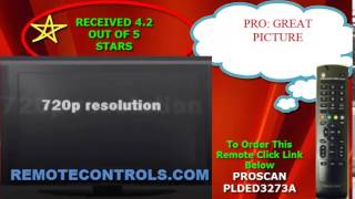 Review Proscan  720p LED HDTV  PLDED3273A [upl. by Kacerek]