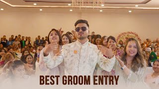 Best Surprise Groom Entry In Mehendi  Muslim Wedding [upl. by Nirual]