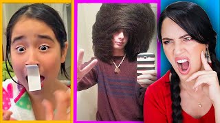 Pero PORQUÉ Hacen ESOOO 😱 Reaccionando a Hair Fails Arruinan su Cabello 🔥 Sandra Cires Play [upl. by Carvey]