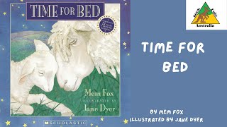 Kids Books Read Aloud time for bed by Mem fox [upl. by Anairam]