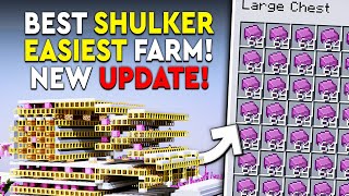 Minecraft Shulker Farm Tutorial  New Update  4500 PHR [upl. by Aliuqet151]