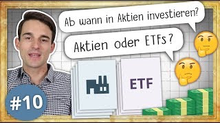 Aktien oder ETF Ab wann in Aktien Investieren  FragFinanzfluss [upl. by Nmutua]