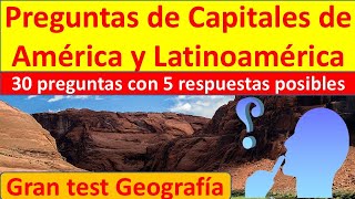 Preguntas de capitales de América [upl. by Neivad]