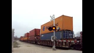 CP149 thru Pewaukee WI on 41124 1x1x0 wCP9781  CP7037 [upl. by Stefano]