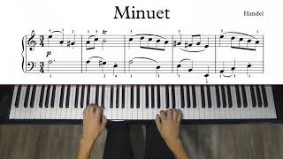 Handel  Minuet In A Minor [upl. by Nuajed]