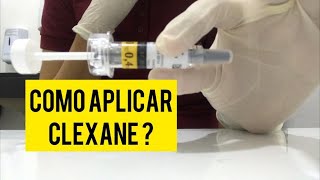 Como aplicar clexane [upl. by Zorine]