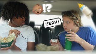 I WANT A BABY PRANK ON MY GIRLFRIEND SHE WANTS TO START A FAMILY 😮❤️ WINGSTOP MUKBANG [upl. by Marigold]