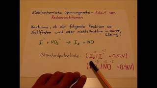 Elektrochemische Spannungsreihe Teil 1  Findet die Reaktion statt oder nicht [upl. by Waylan512]