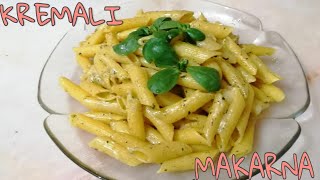 KOLAY VE LEZZETLİ KREMALI MAKARNA TARİFİ 🍝 [upl. by Pazit]