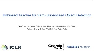 ICLR 2021 Unbiased Teacher for SemiSupervised Object Detection [upl. by Jaan]