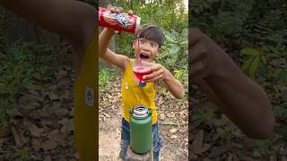 Survival Skills Forest Life hack with Bottle survival outdoors hack forest lifehacks shorts [upl. by Sinegra]