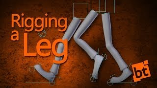 How to rig a leg and foot in Blender [upl. by Imehon]