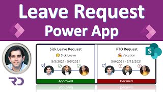 Leave Request Power Apps Template  SharePoint [upl. by Hillari]