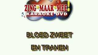 Andre Hazes  Bloed zweet en tranen  KARAOKE  Lyrics [upl. by Notnirb]