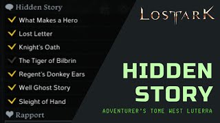 Lost Ark Adventurers Tome Hidden Story West Luterra [upl. by Epul]