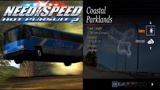 Need For Speed Hot Pursuit 2 Bus Color 1 Coastal Parklands [upl. by Mathis]