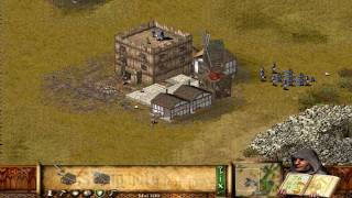 Lets Play Stronghold German 14 Der Burgherr Song [upl. by Adnima]