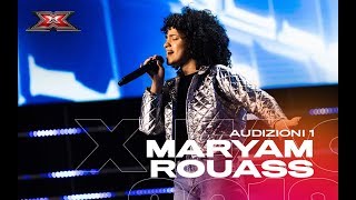 Mariam Rouass canta quotGioventù bruciataquot di Mahmood a X Factor 2019  Audizioni 1 [upl. by Mandler]