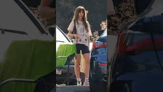 Alison Brie Spotted in Los Feliz shorts [upl. by Hsiwhem721]