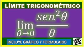 🔴🧠Resuelto el límite trigonométrico sen2Ɵ Ɵ cuando Ɵ tiende a 0  paso a paso  formulario [upl. by Mowbray]