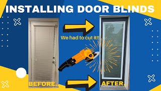 How to install door insert with blinds [upl. by Duma813]