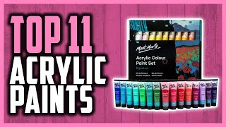 Best Acrylic Paint Reviews 2024  Top 11 Coolest Acrylic Paints For Students amp Professional Artists [upl. by Iggie]