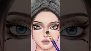 Asmr animation makeup skincareanimation asmrmakeup shortvideo viralshort animation cartoon [upl. by Irena]