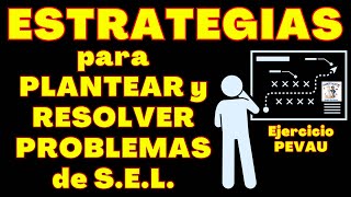 ESTRATEGIAS PLANTEAR y RESOLVER PROBLEMAS Sistemas de Ecuaciones [upl. by Immij]