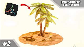 Prisma3d 30 New Upadate  Making a Coconut Island 🏝️ Animation [upl. by Rasecoiluj]