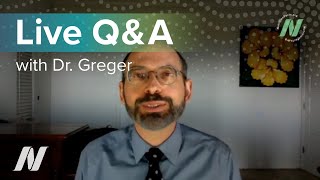 Live QampA with Dr Greger of NutritionFactsorg August 26 [upl. by Nivanod]