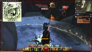 GW2 Soloing Mighty Oouo Champion Frainn in Timberline Falls on Ranger [upl. by Elnora]