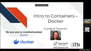 Intro to Containers Docker for Scientists [upl. by Launce]