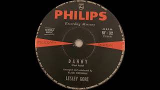 1963 Lesley Gore  Danny  mono 45 [upl. by Raasch332]