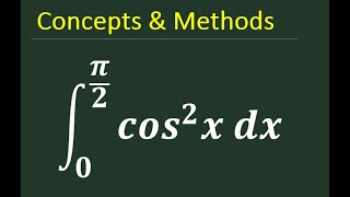 integral 0 to pi2 cos2x dx  integral 0 to pi2 cos2x dx [upl. by Ocirderf551]