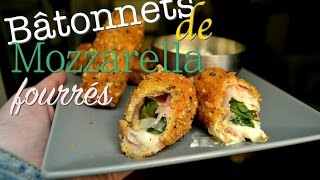 ◊ Bâtonnets de mozzarella fondants [upl. by Orr]