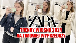 MIERZYMY TRENDY WIOSNA 2024 NA WYPRZEDAŻY ZARA ZIMA 2024 [upl. by Nahsrad429]