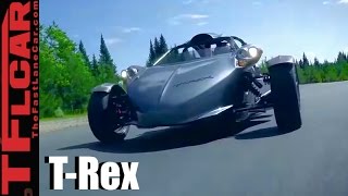 Nathan Drives amp Reviews the Campagna TRex amp V13R ThreeWheeled Motorcycle Roadsters [upl. by Barthold813]