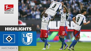 HSV Inflicts FCMs First Defeat Of The Season  Hamburger SV1 FC Magdeburg 31  Highlights  MD 9 [upl. by Tecil412]