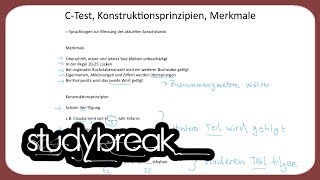 CTest Konstruktionsprinzipien Merkmale  Deutsch als Zweitsprache [upl. by Rilda]