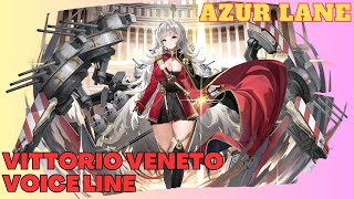 AZUR LANE  Battleship Vittorio Veneto Voice Line quot Japanese Audio quot [upl. by Rimisac418]