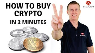 How to Buy Crypto in 2 minutes  2024 Updated [upl. by Jerrie493]