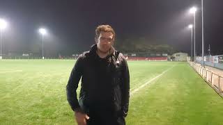 091124 Harrogate Railway Athletic 11 Louth Town FC postmatch interview [upl. by Jacquelyn]