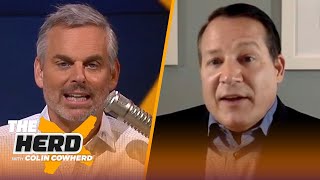 Wentz gives it all talks Belichick amp Tuas poise amp presence w Dolphins — Mangini  NFL  THE HERD [upl. by Yetti868]