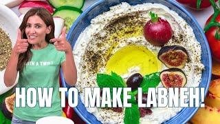 How to Make Labneh from Scratch  The Mediterranean Dish [upl. by Eenat]