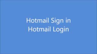 Hotmail Login  Hotmail Sign In  Hotmail Account Login Steps [upl. by Ahpla187]