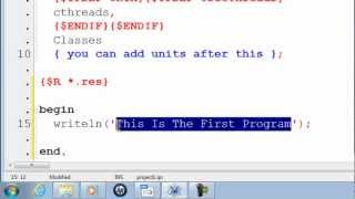 Free Pascal Program Tutorial 1  Getting Started  Lazarus Download Link  Mac Windows Linux [upl. by Alokin411]