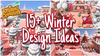 15 Cozy Winter Ideas to Inspire Your Winter Island  Animal Crossing New Horizons [upl. by Ymmac]