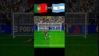 Portugal vs Argentina  Football match  Penalty shoot  fifa world cup 2026  realistic pes gaming [upl. by Ailehpo]