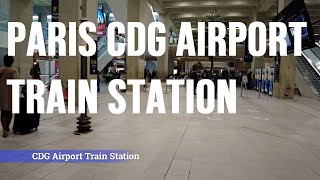 CDG Airport Train Station  Arrival in Bordeaux [upl. by Enilrad626]